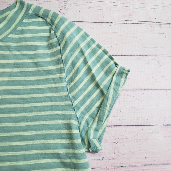We The Free | Night Sky Stripe Tee in Sage Combo - Picture 3 of 14